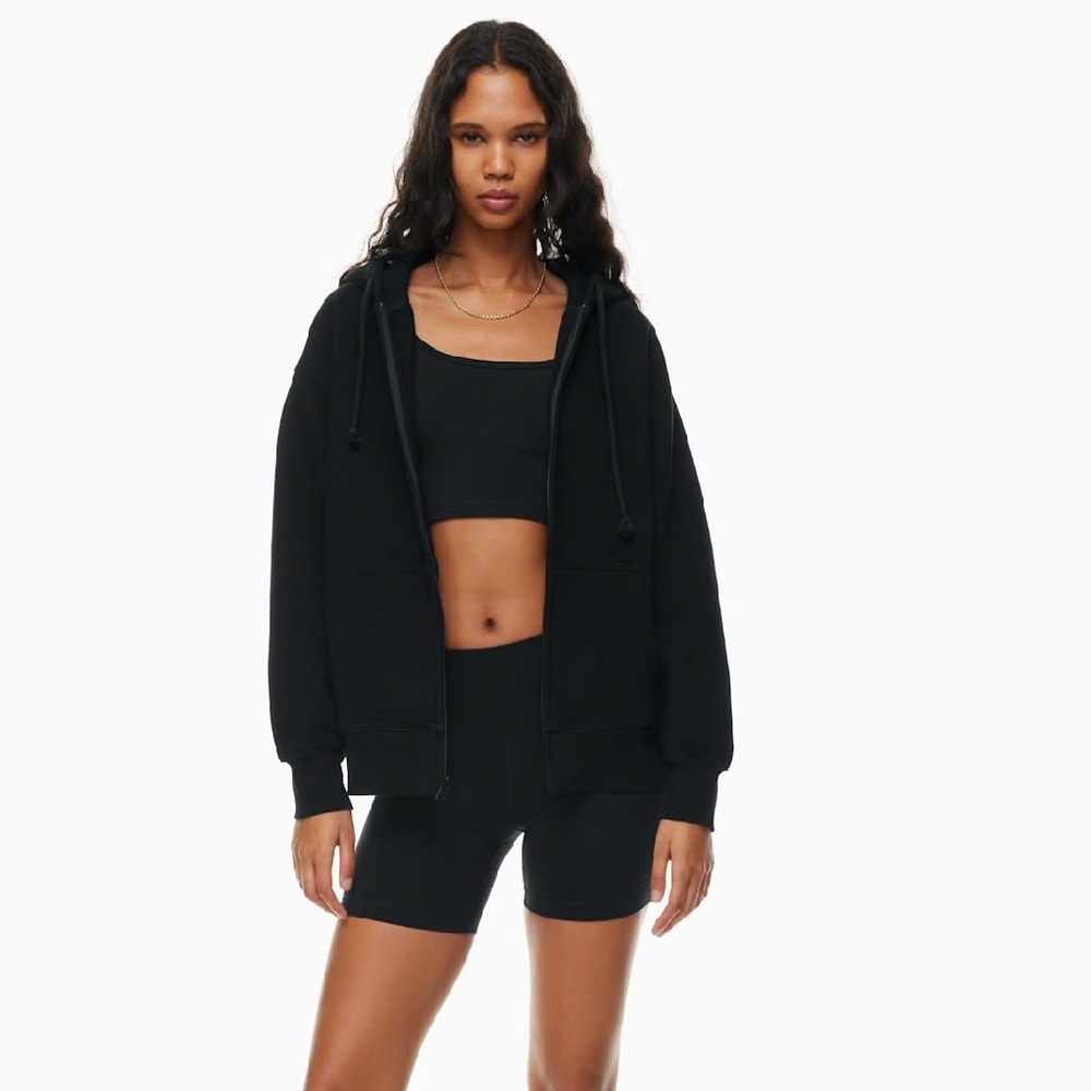 Aritzia TNA Cozy Sweatfleece Boyfriend Zip Hoodie